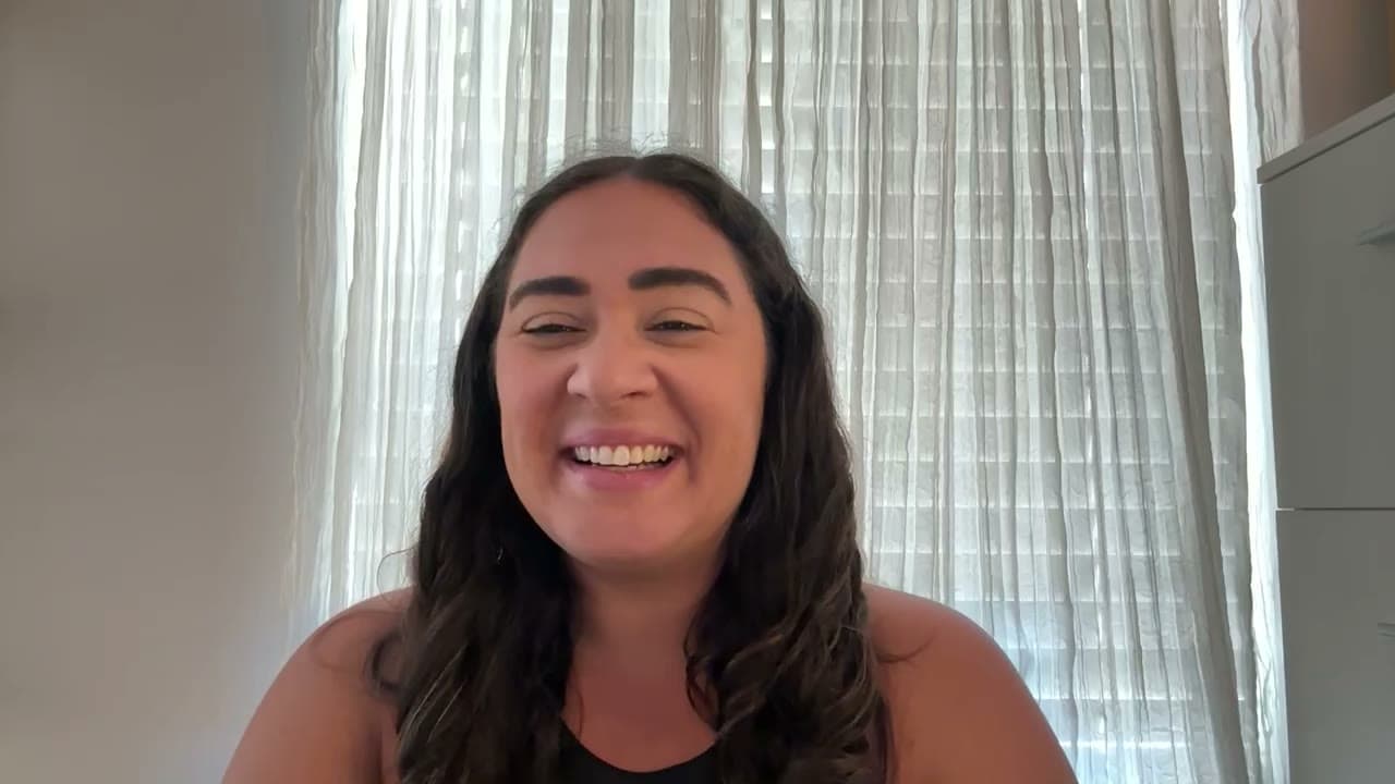 Christina sharing her experience with Dr. Jessica Lipham